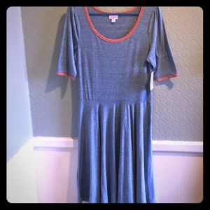 NWT Blue Heathered Nicole